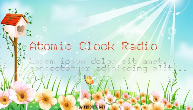 Atomic Clock Radio example